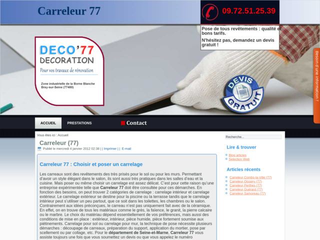 Carreleur 77