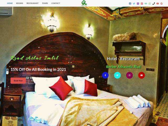 Riad atlas imlil - atlas mountains hotel imlil morocco
