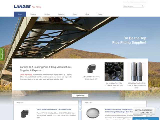 China pipe fitting manufacturer, exporter - Landee fitting