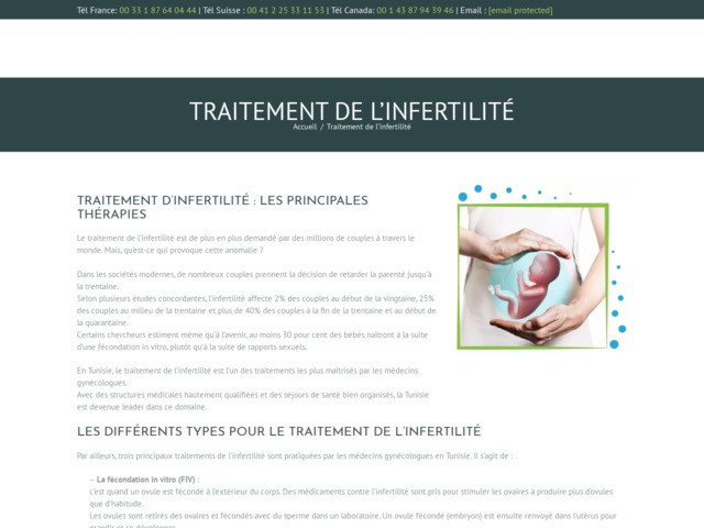 Traitement de l'infertilité en tunisie