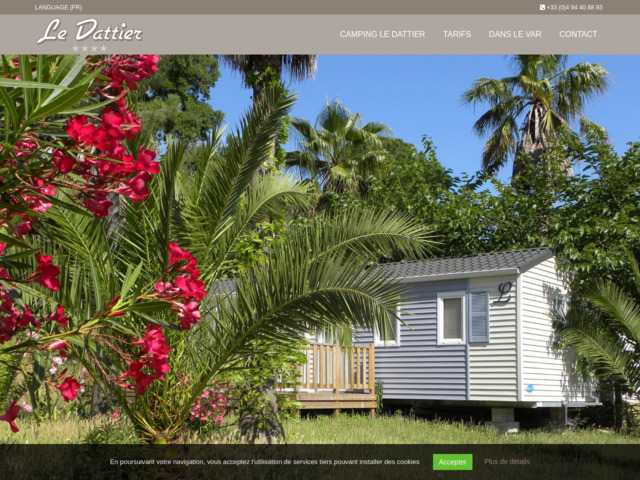 Camping Fréjus avec piscines - Camping Le Dattier