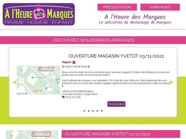 A l'heure des marques – la mode à petit prix !