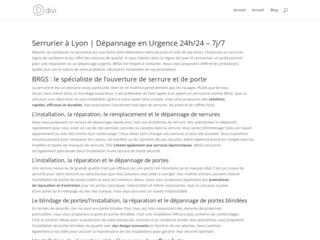 Brgs serrurerie 69 - Artisans serruriers à Lyon