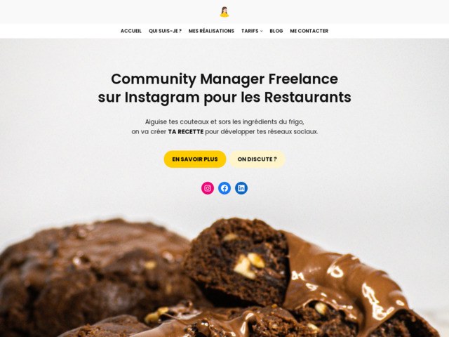 Mme marketing digital - Community manager sur Instagram