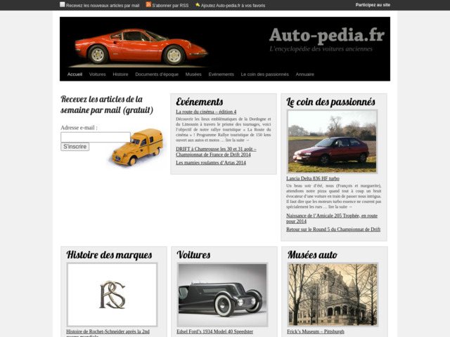 Autopedia.fr : le site de rfrence des voitures de collection