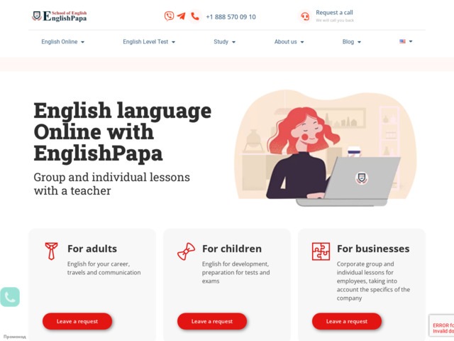 English language school englishpapa