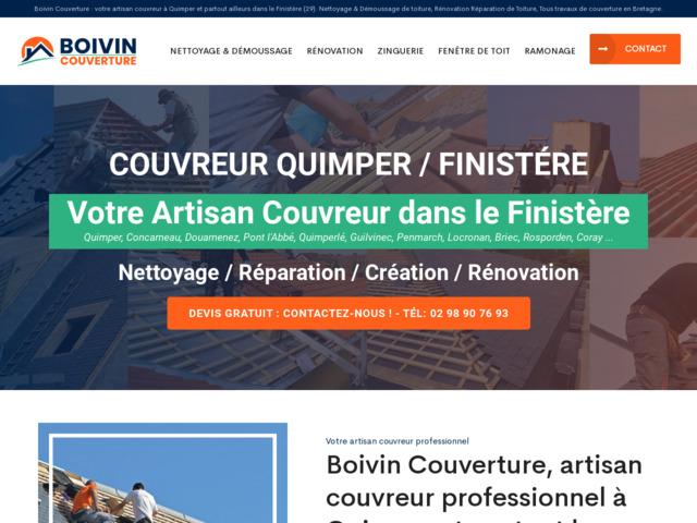 Couvreur Quimper : charpente & toiture 29