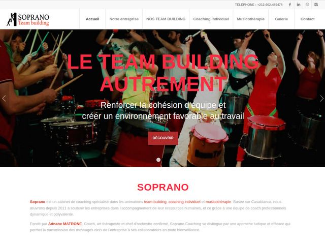 Activités team building Casablanca : Soprano