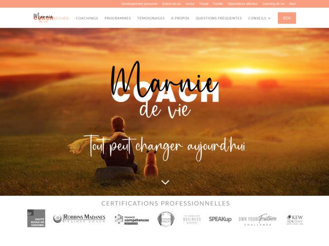 Coach de vie en ligne et pleine nature