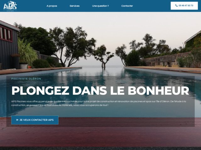 APS Piscines - Construction, rénovation et entretien Ile d'Oléron