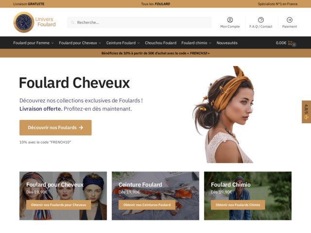 Foulard cheveux