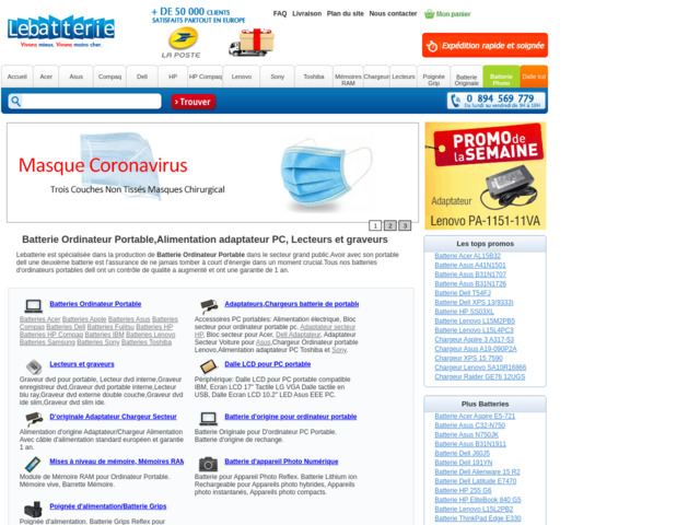 Batterie ordinateur portable | Remplacement pour la batterie pc portable