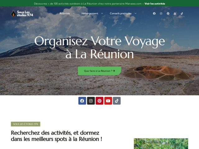 Souslesetoiles974.re : le compagnon pour l'exploration de la réunion