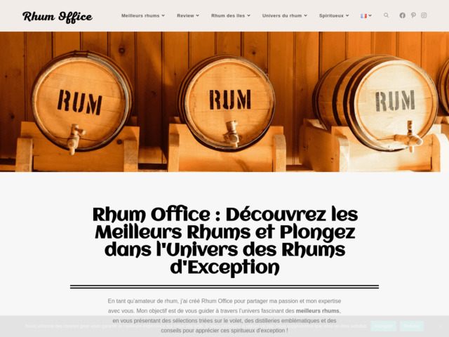 Rhumoffice.com : votre passage oblig dans le monde fascinant du rhum