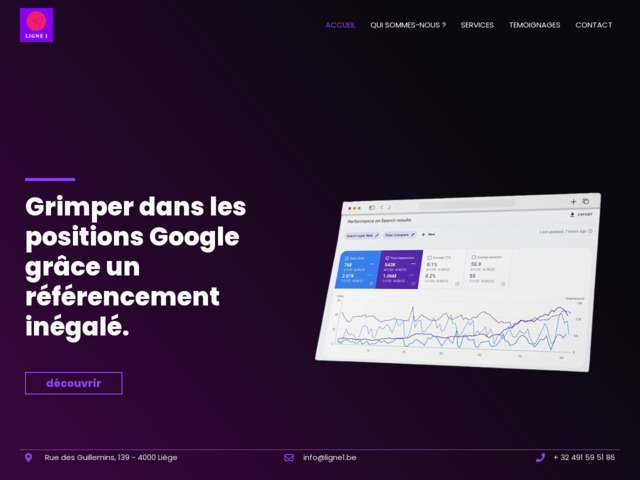 Agence de référencement SEO en Belgique, Bruxelles et Liège