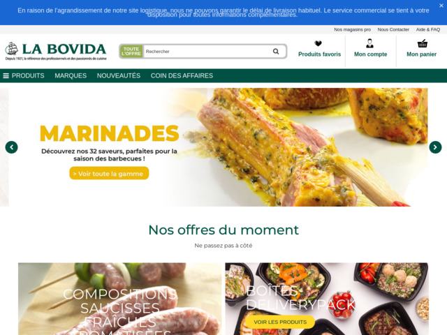 La Bovida : vente en ligne de matriel haut de gamme pour les pro !