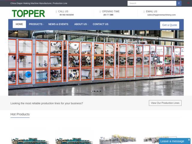 China Diaper Machine Manufacturer Co. , Ltd