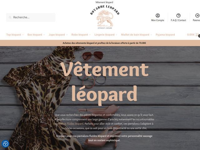 Vêtement léopard