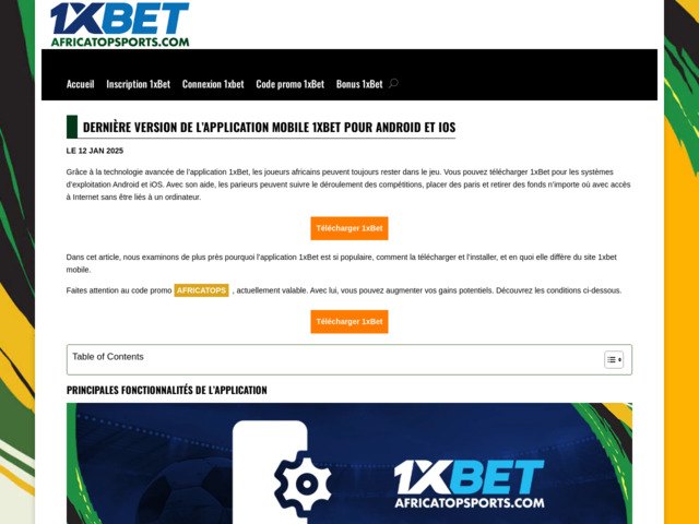 Expérience utilisateur sur 1xbet apk