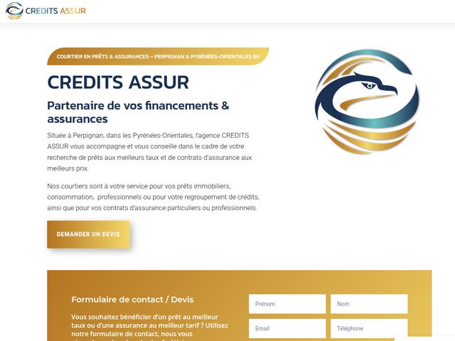 Credits assur courtier en assurances et crédits immobiliers, regroupements