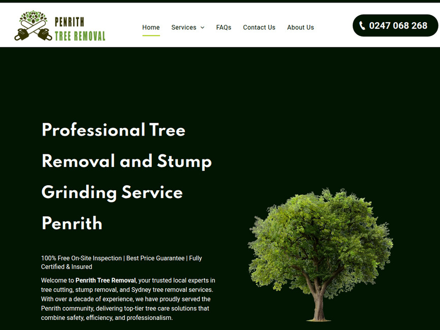 Penrith tree removal