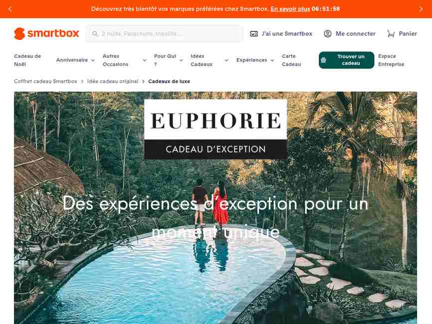 Euphorie - coffret cadeau luxe et cadeau prestige