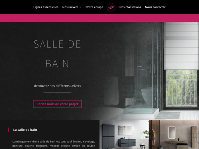 Lignes essentielles - spcialiste salle de bain design sur mesure