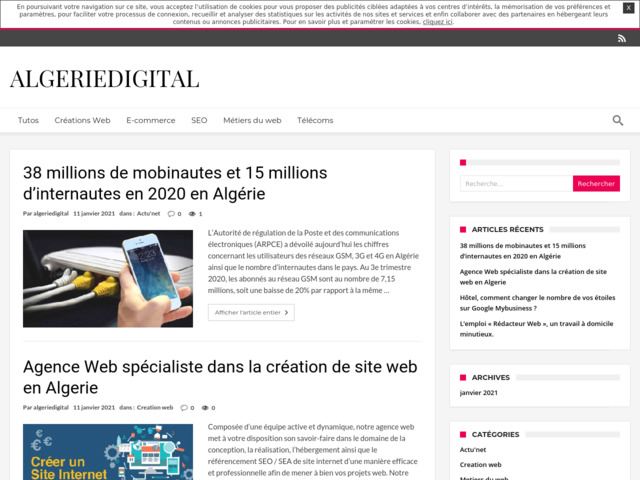 Algerie digital : le blog des webmasters algériens