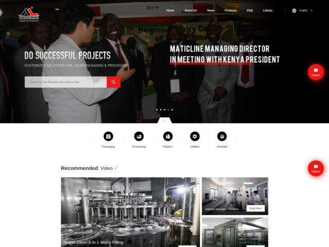 Liquid filling bottling production line manufacturer china