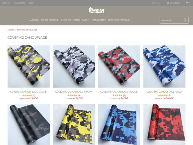 Covering camouflage