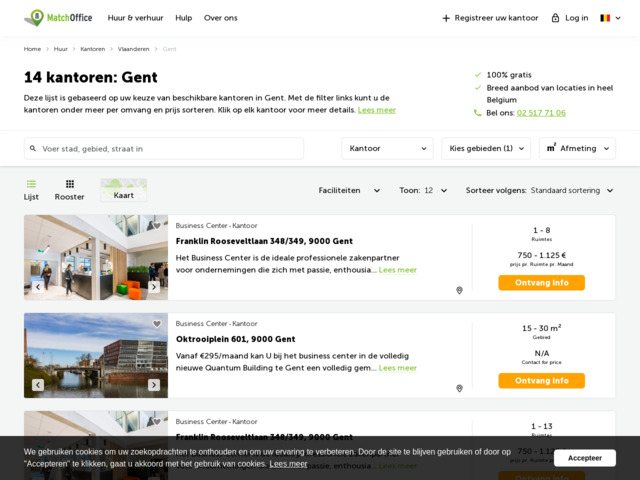 Kantoor huren gent