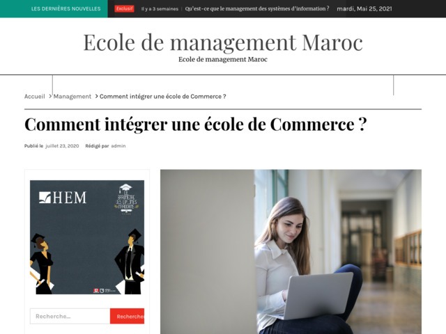 Ecole de management Maroc