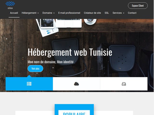 Atlax : service d'hébergement web en tunisie