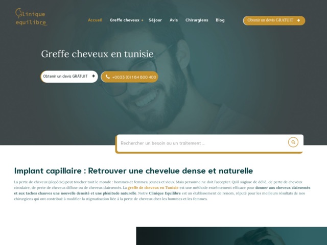Implant capillaire Tunisie