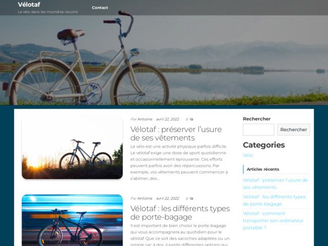 Pédaler chaque jour à vélo pour vous rendre au travail