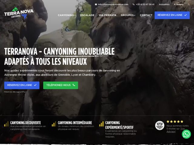 Canyoning proche de lyon | canyons autour de lyon | terranova