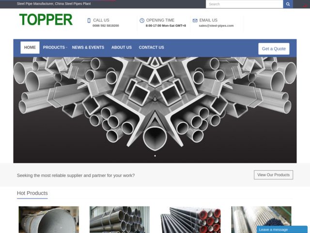 China steel pipe manufacturer, china steel pipes plant