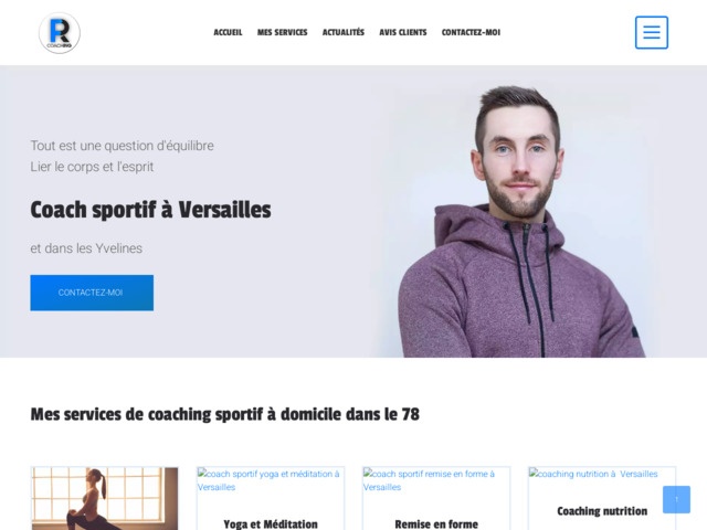 Coach sportif à Versailles spécialisé en Pilates