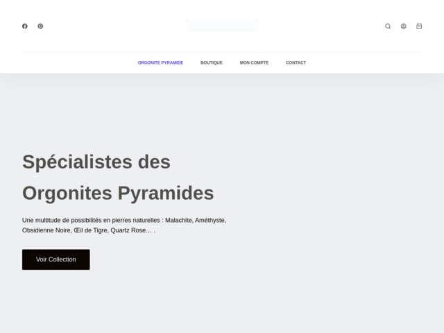 Pyramides orgonites en pierres naturelles