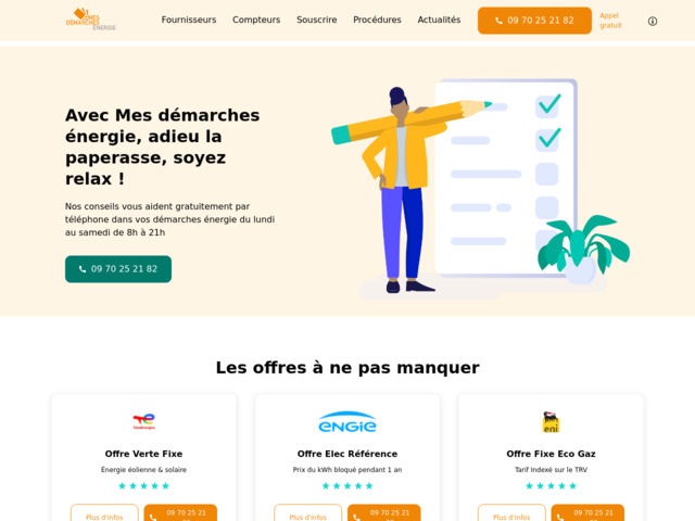 Mes démarches énergie