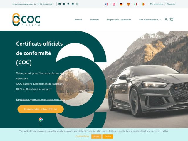 Coc-online: votre guichet d'immatriculation simplifié