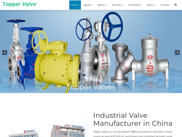 China topper valve manufacturer co., ltd