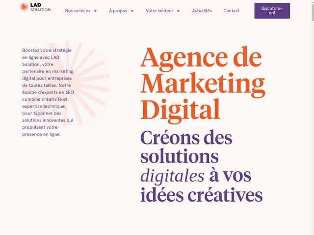 LAD Solution | Agence SEO Lyon