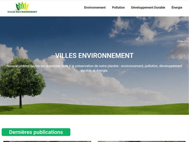 Villes environnement