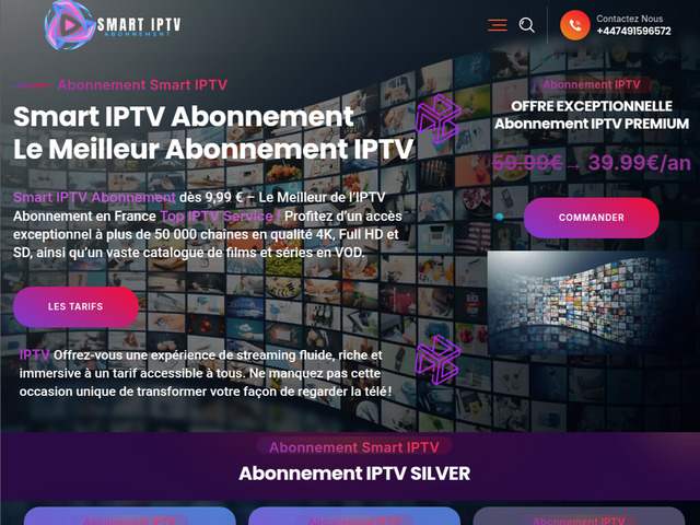 Smart IPTV Abonnement, le meilleur abonnement IPTV en Europe