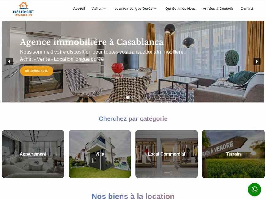   casa confort immobilier - agence immobili�re � casablanca