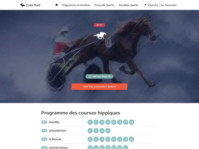 Pronostics PMU gratuit, résultat et rapports des courses hippiques du quinté