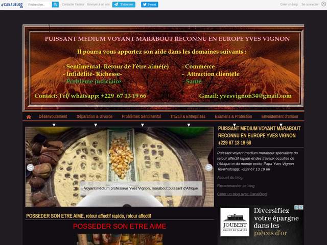 Puissant medium voyant marabout reconnu en europe