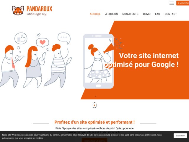 Pandaroux Web Agency - Votre site optimisé pour Google !