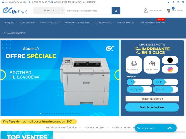 Imprimante & scanner au meilleur prix chez alfa print